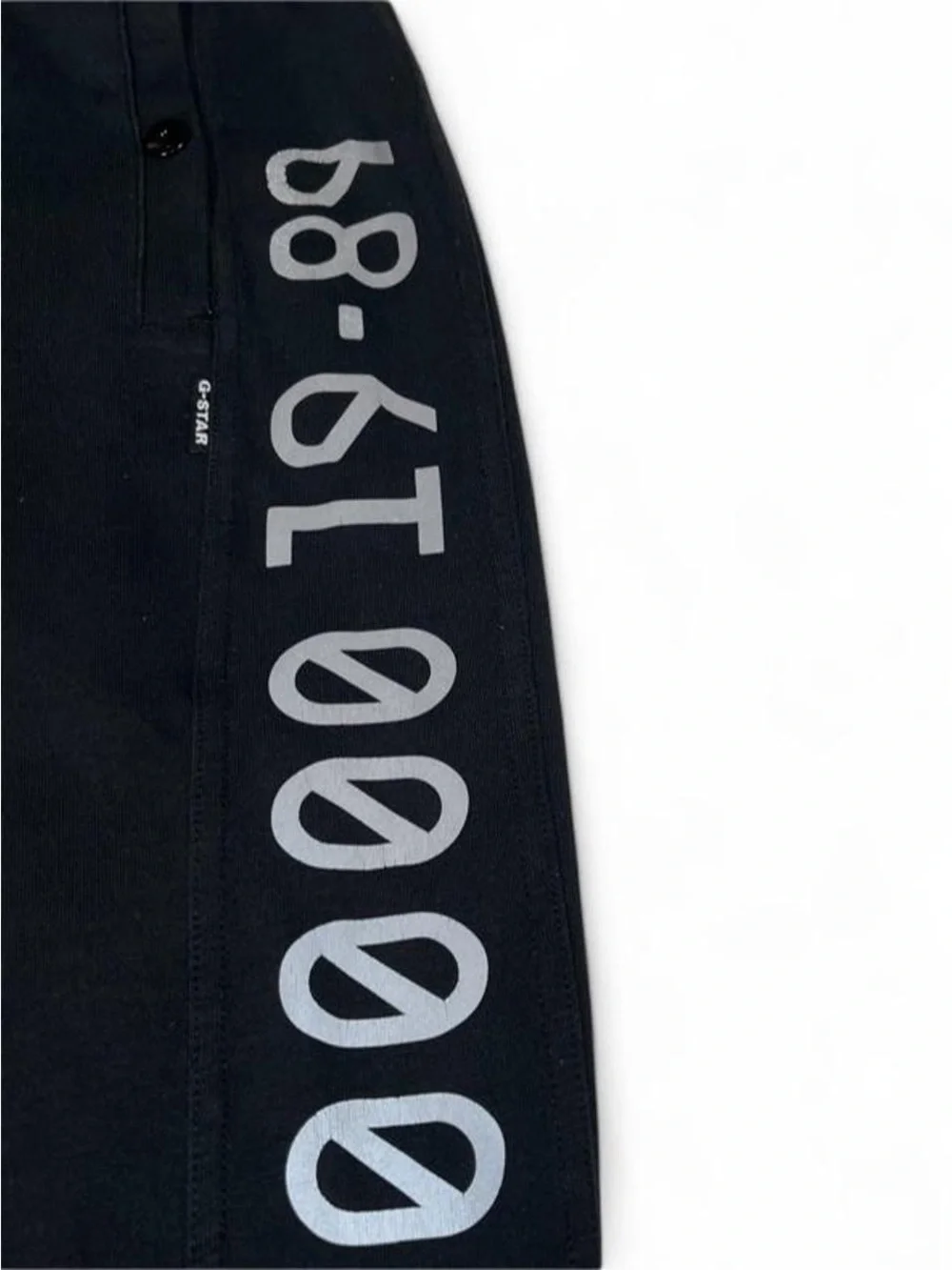 G-Star Raw ‘Moto Mixed Mesh SW Pant’ Black Joggers Men’s Size L Graphic Print